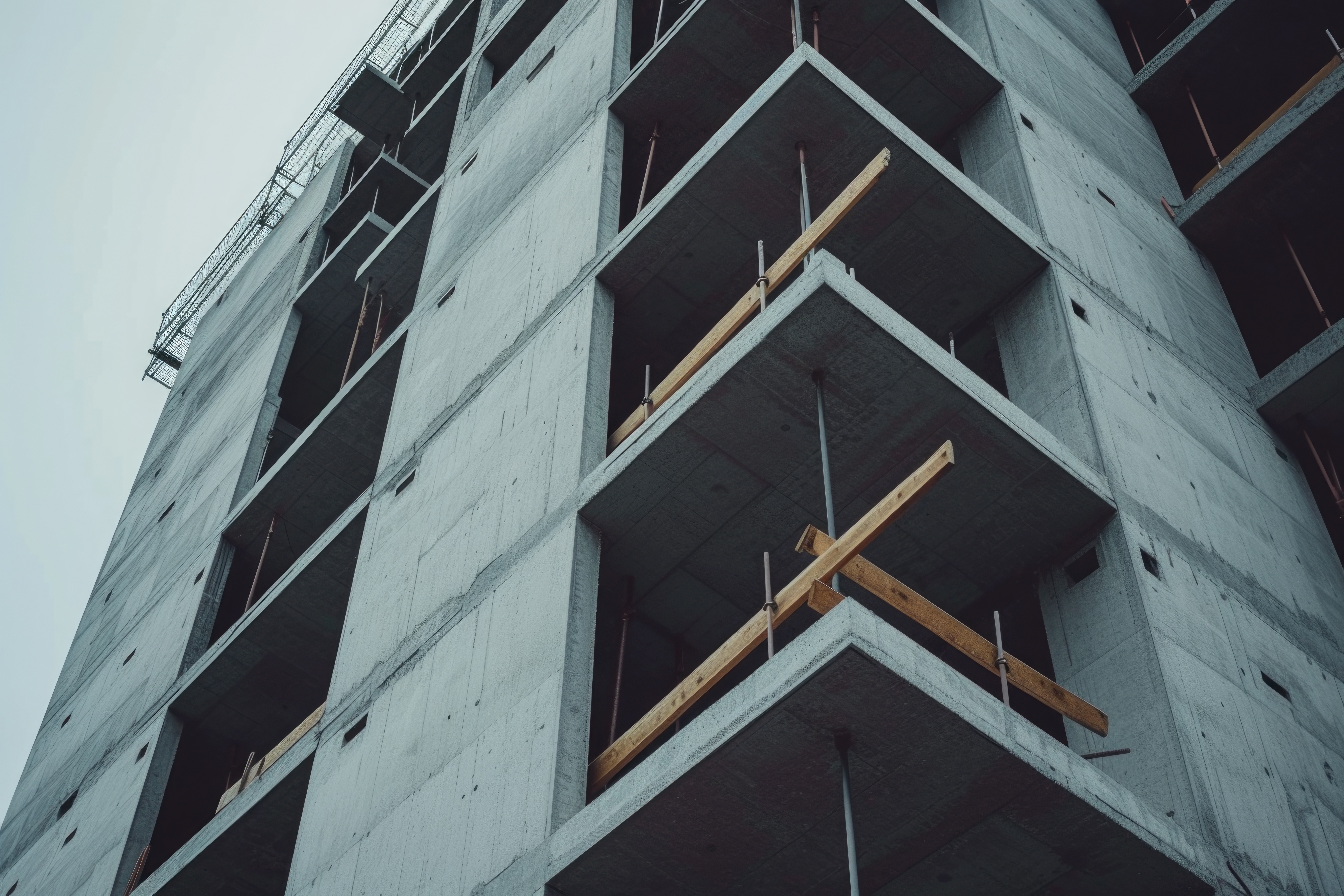 General construction project exterior