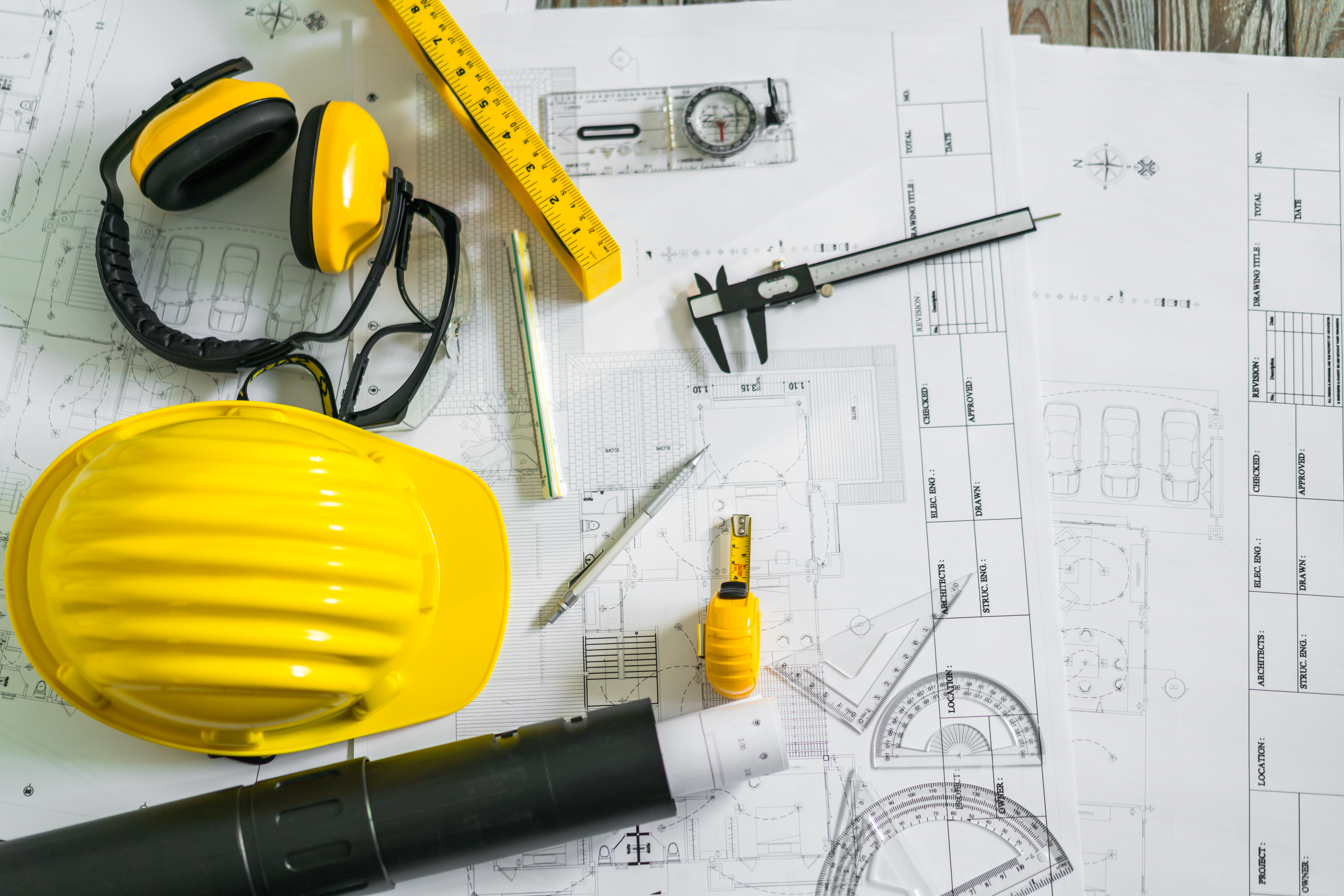 Structural and architectural drawing concept